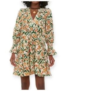 Tuckernuck Pomander Place Medium Floral Bermuda Blossom‎ L/S Kenzo Mini Dress